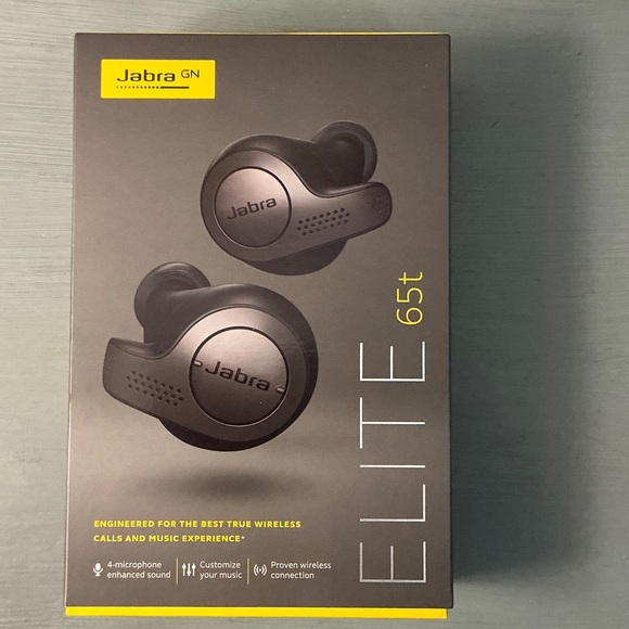 Jabra Elite 65t Black Wireless Earbud Headphones